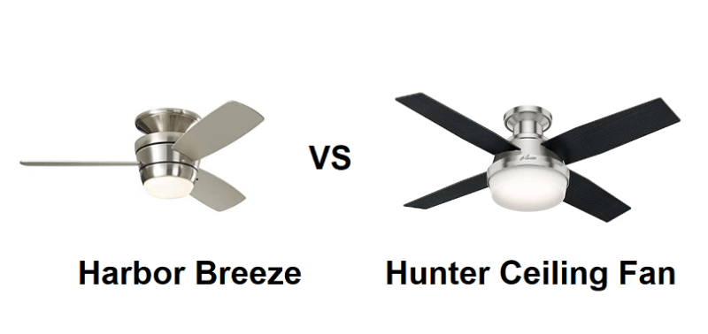 harbor breeze vs hunter ceiling fans